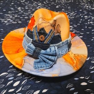 Grayor Fedora Multi Color denim  and is a great addition to your wardrob…